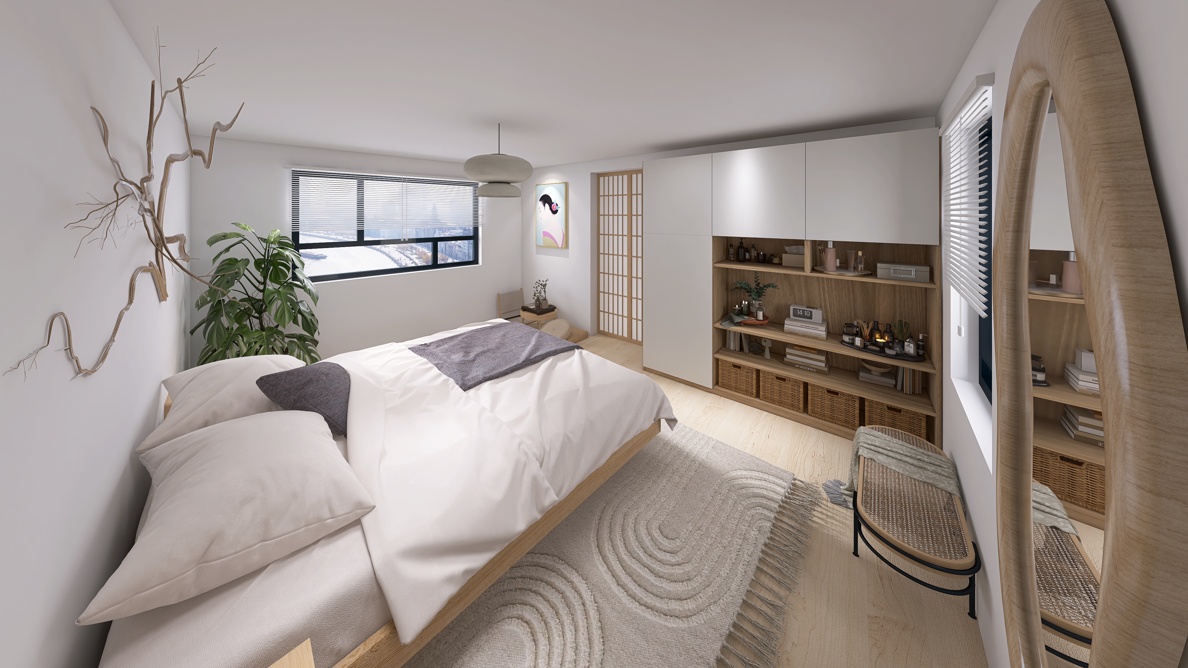 Dormitorio Japandi 3